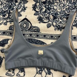 Vuori Slate Blue and Beige Bralette